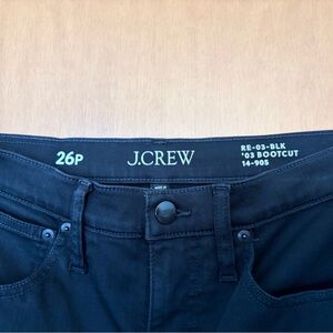 J. Crew 26P Women’s Black Bootcut Jeans